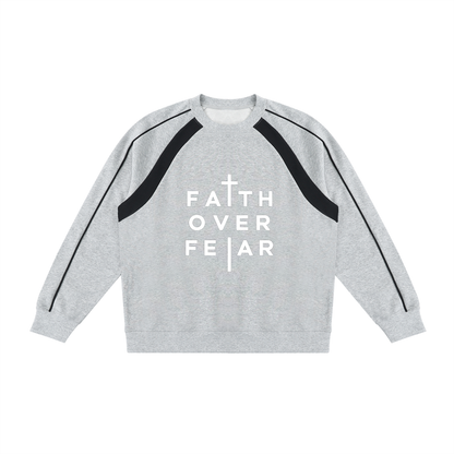 NAGPY Unisex Color Block Crewneck Sweatshirt