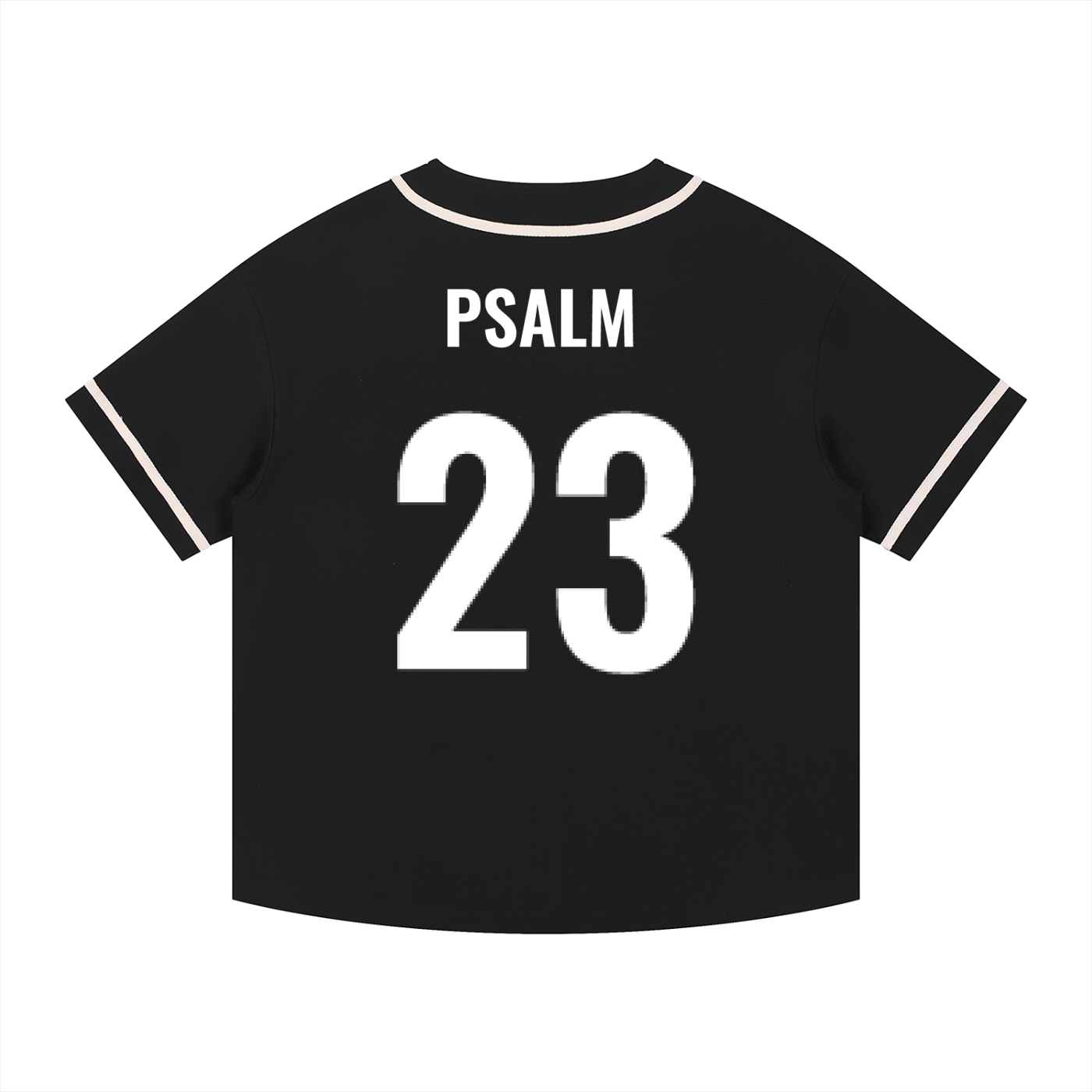 Contrast Piped Button-Up Jersey