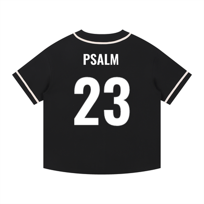 Contrast Piped Button-Up Jersey