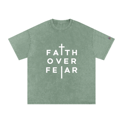 NAGPY Snow Washed Oversized Cotton T-Shirt