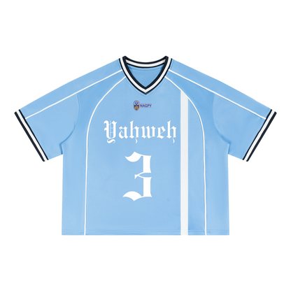NAGPY Unisex Boxy V-Neck Soccer Jersey