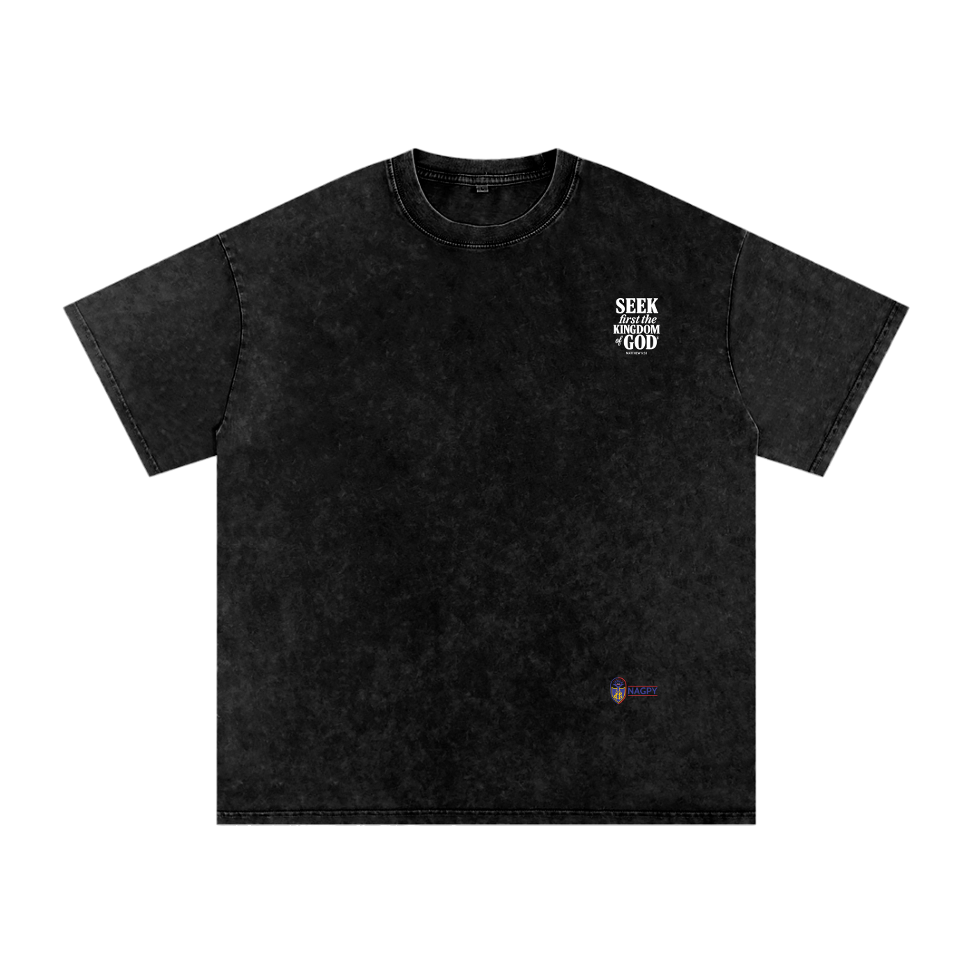 NAGPY Snow Washed Oversized Cotton T-Shirt V1 (TapStitch)