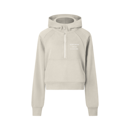NAGPY Cropped Half-Zip Hoodie (TapStitch)