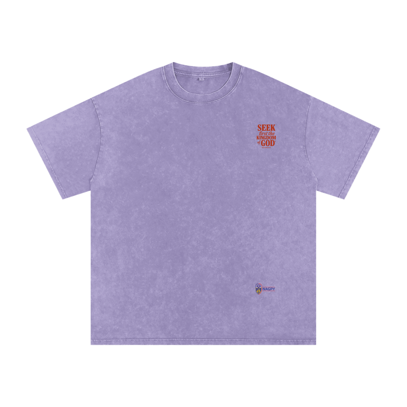 NAGPY Snow Washed Oversized Cotton T-Shirt V2 (TapStitch)