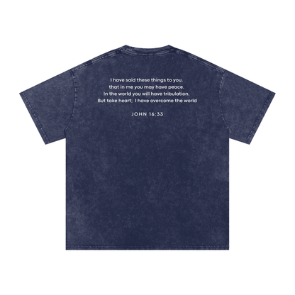 NAGPY Snow Washed Oversized Cotton T-Shirt