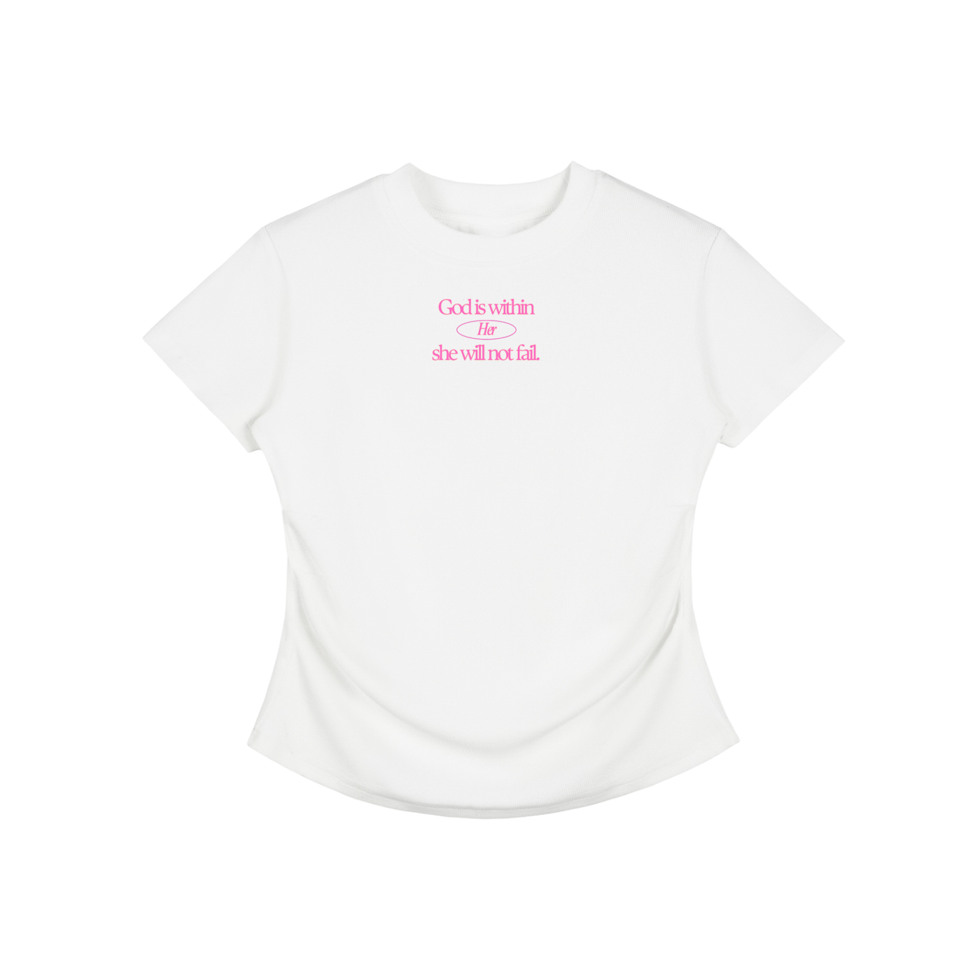 NAGPY Vintage Washed Bodycon Cotton T-Shirt (TapStitch)