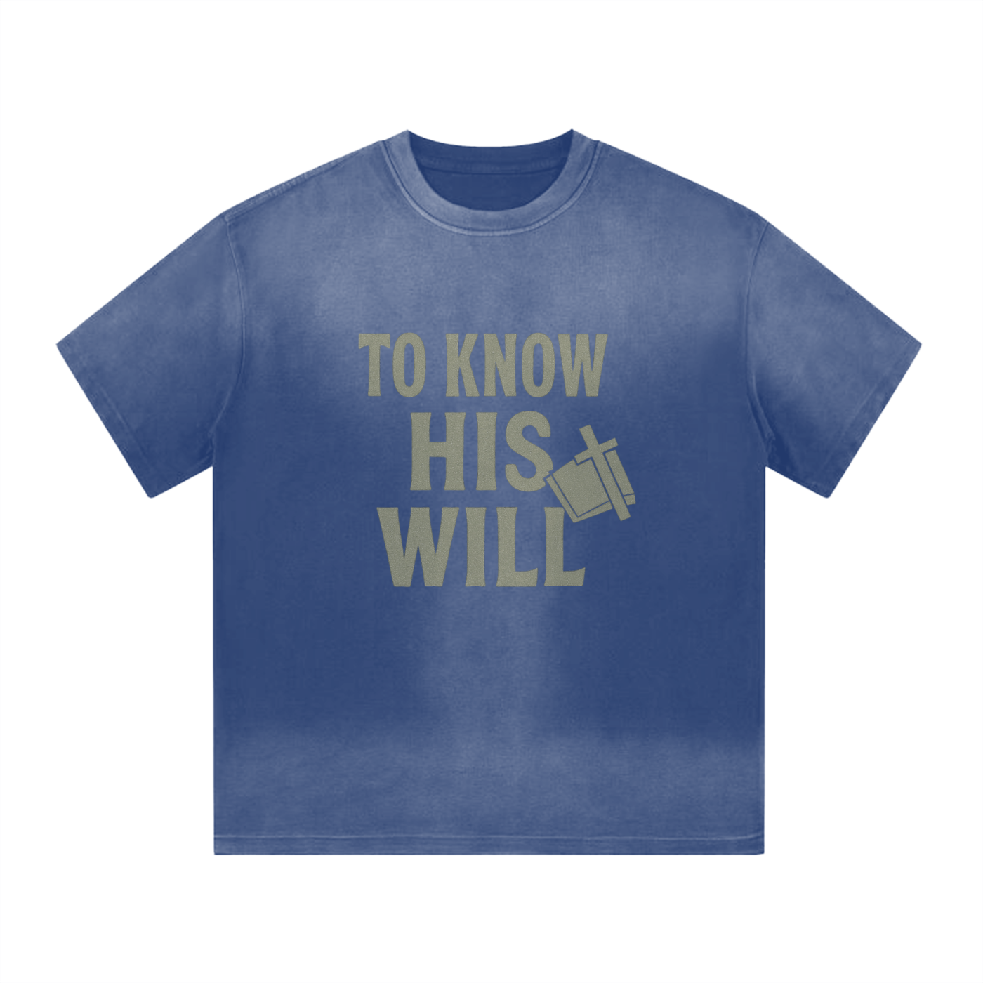 NAGPY “I” Shape Gradient Washed T-Shirt (TapStitch)