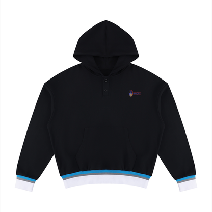 Unisex Oversized Color Block Boxy Hoodie