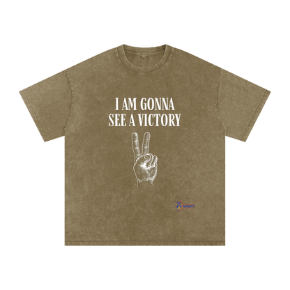 NAGPY Snow Washed Oversized Cotton T-Shirt
