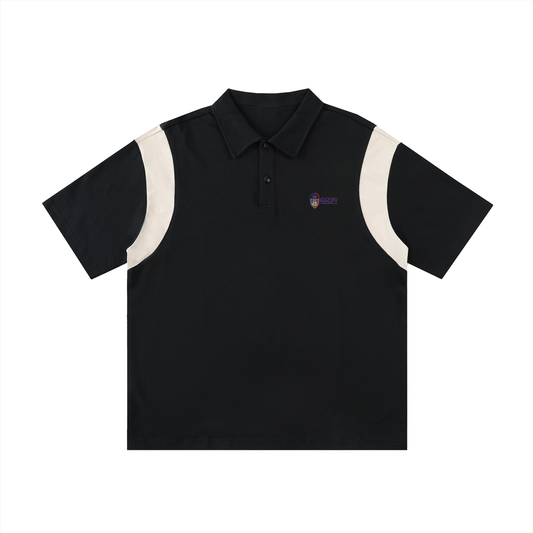 NAGPY Contrast Panel Cotton Polo Shirt (TapStitch)