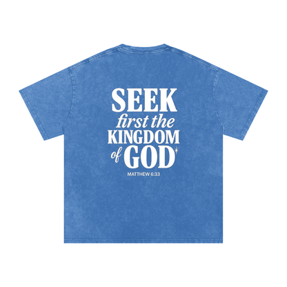 NAGPY Snow Washed Oversized Cotton T-Shirt V1 (TapStitch)