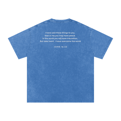 NAGPY Snow Washed Oversized Cotton T-Shirt