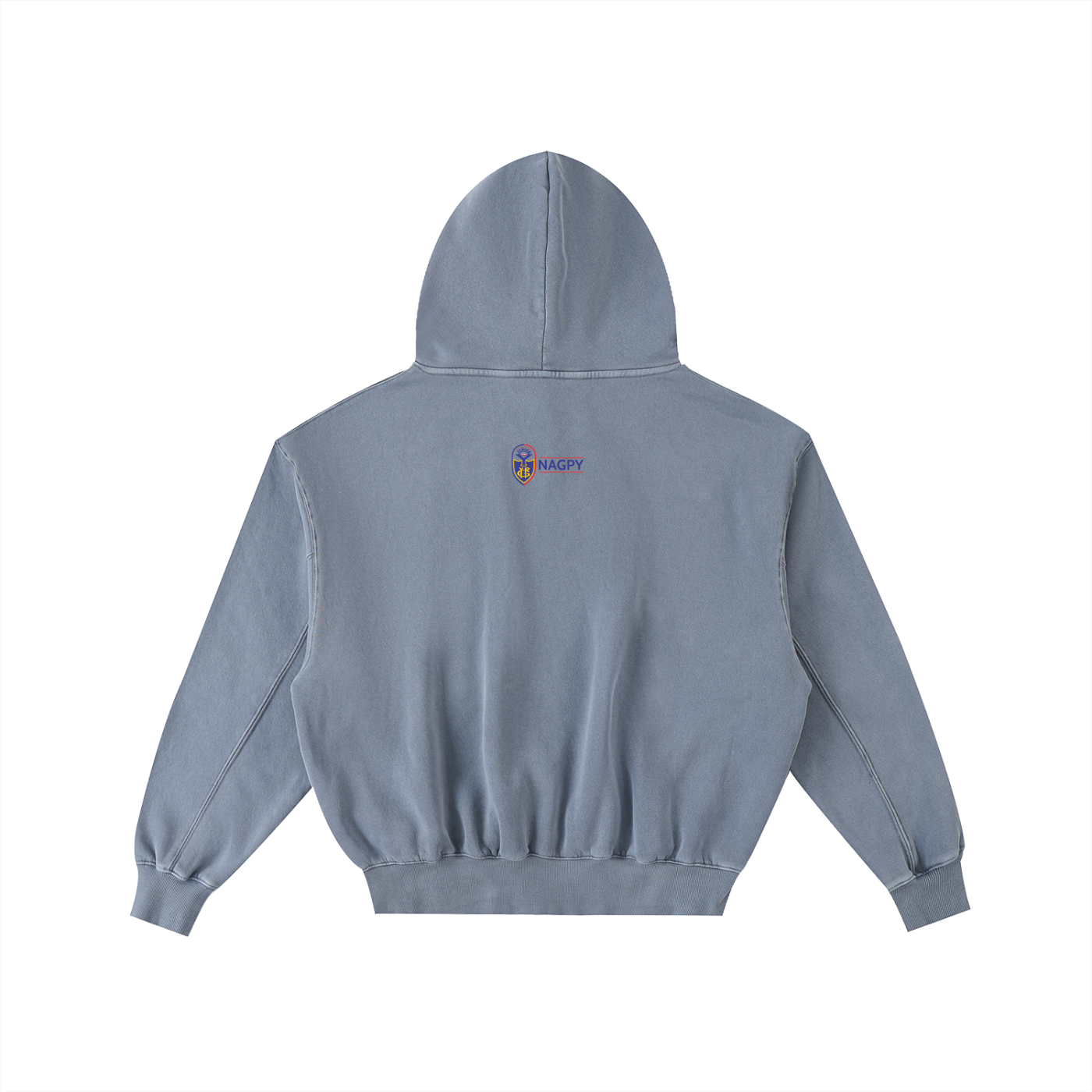 NAGPY Frayed Enzyme Washed Fleece Hoodie (TapStitch)