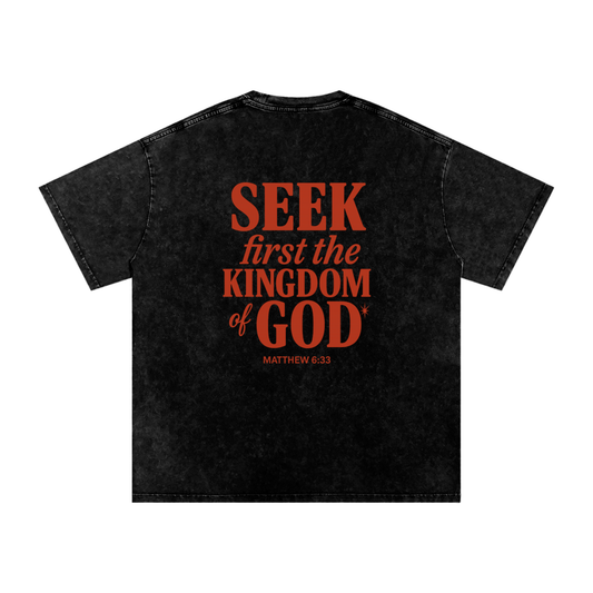 NAGPY Snow Washed Oversized Cotton T-Shirt V2 (TapStitch)