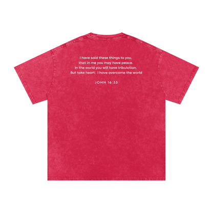 NAGPY Snow Washed Oversized Cotton T-Shirt