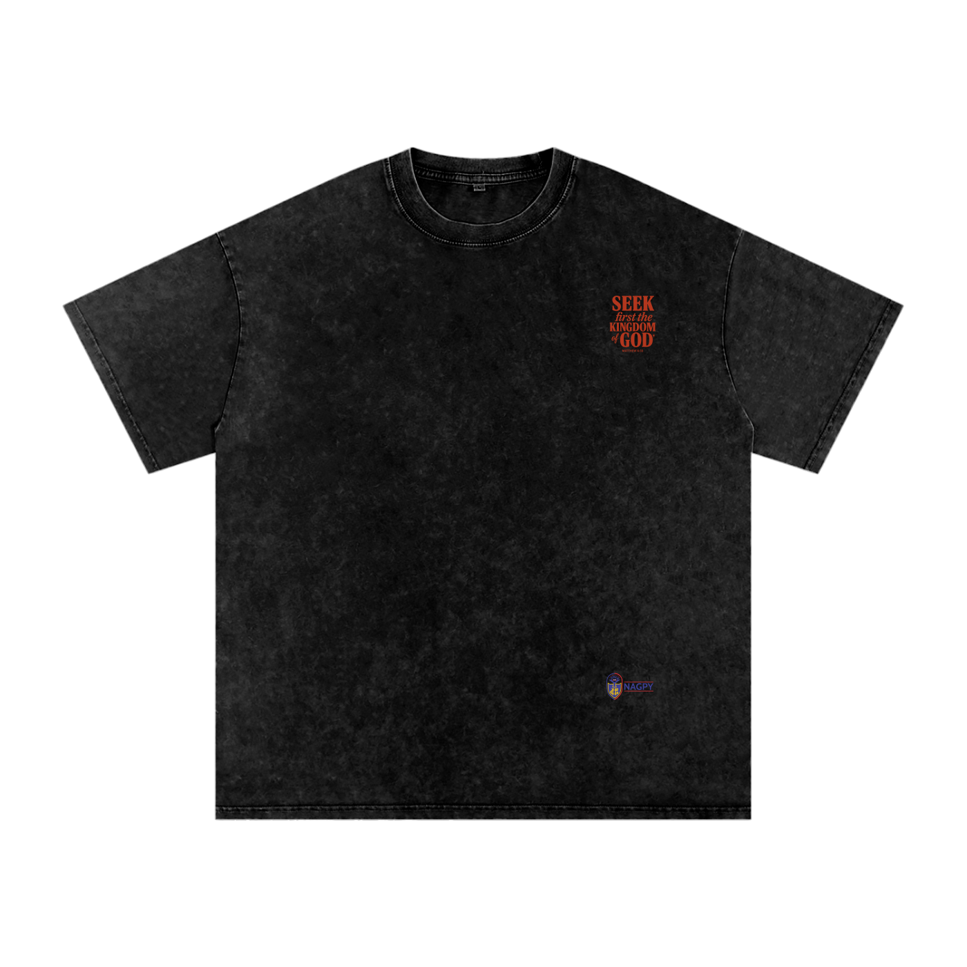 NAGPY Snow Washed Oversized Cotton T-Shirt V2 (TapStitch)