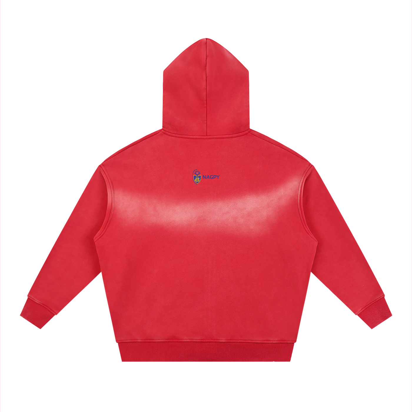 NAGPY Sunfade Two-way Zipper Boxy Fleece Hoodie