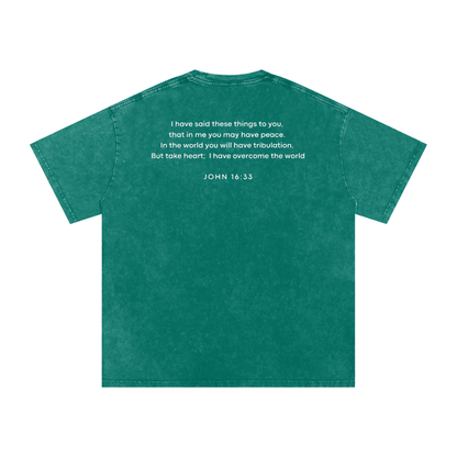 NAGPY Snow Washed Oversized Cotton T-Shirt
