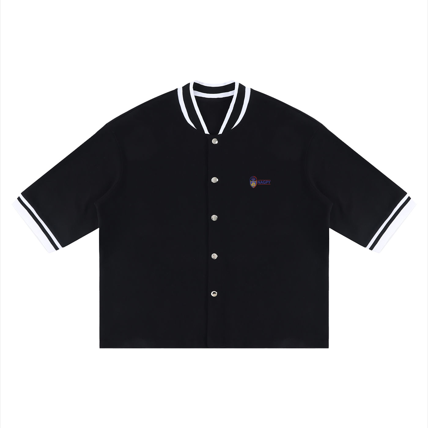 NAGPY Unisex Boxy Heavyweight Baseball Jersey