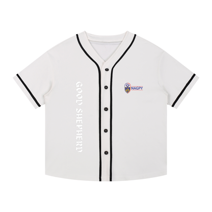 Contrast Piped Button-Up Jersey