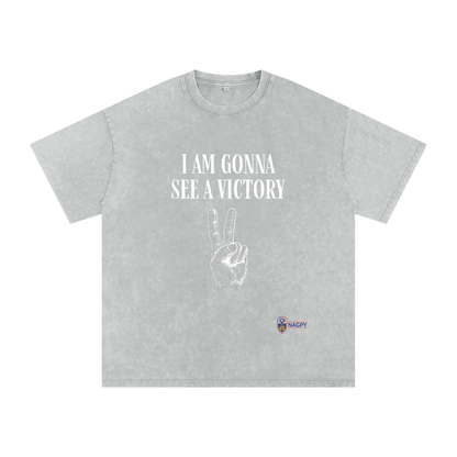 NAGPY Snow Washed Oversized Cotton T-Shirt