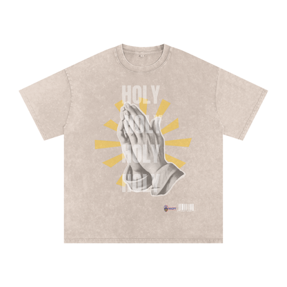 NAGPY Snow Washed Oversized Cotton T-Shirt