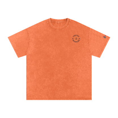 NAGPY Snow Washed Oversized Cotton T-Shirt