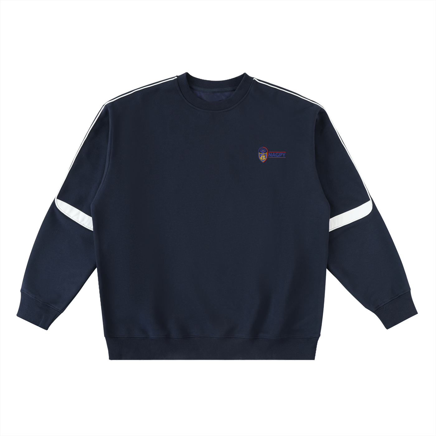 NAGPY Oversized Crewneck Taped Sweatshirt (TapStitch)