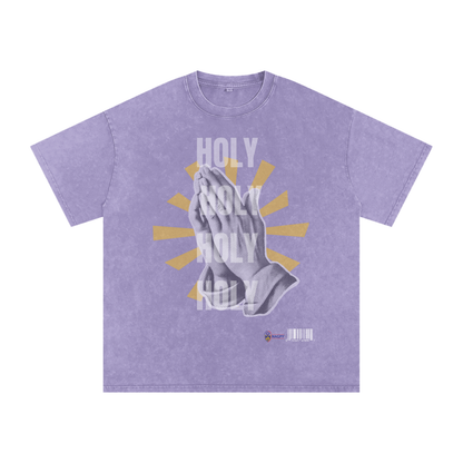 NAGPY Snow Washed Oversized Cotton T-Shirt