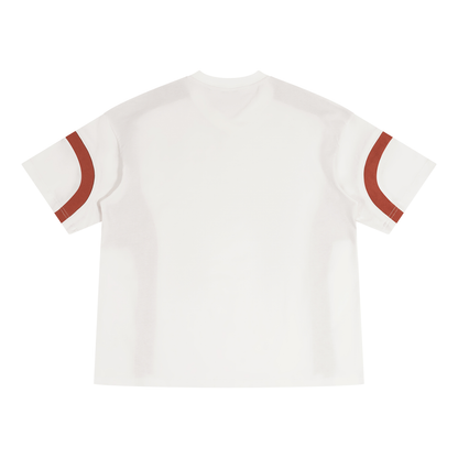 Unisex Color Block V-Neck T-Shirt