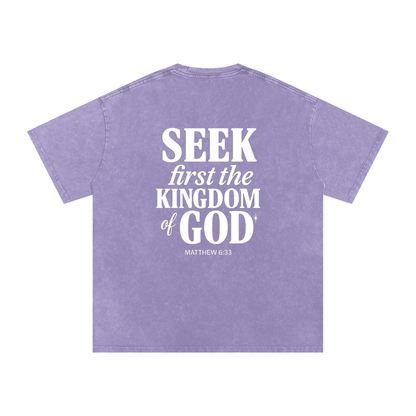 NAGPY Snow Washed Oversized Cotton T-Shirt V1 (TapStitch)