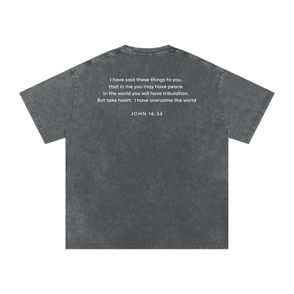 NAGPY Snow Washed Oversized Cotton T-Shirt