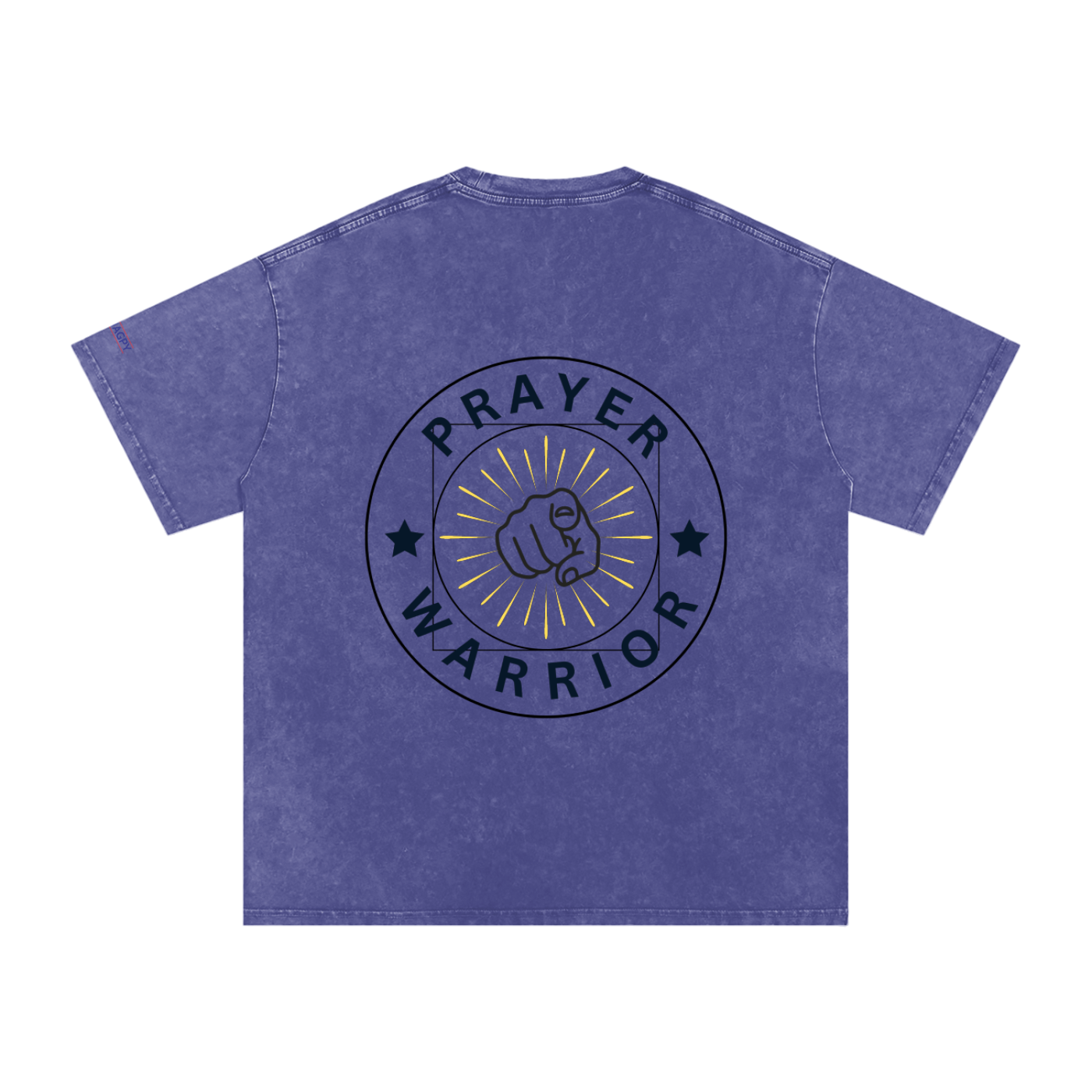 NAGPY Snow Washed Oversized Cotton T-Shirt