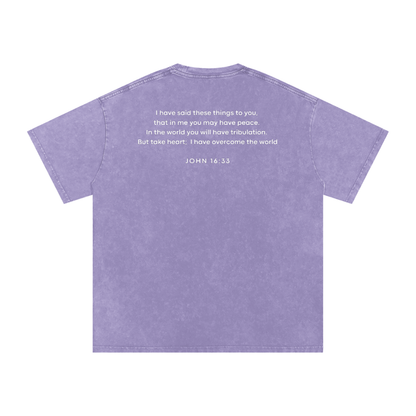 NAGPY Snow Washed Oversized Cotton T-Shirt