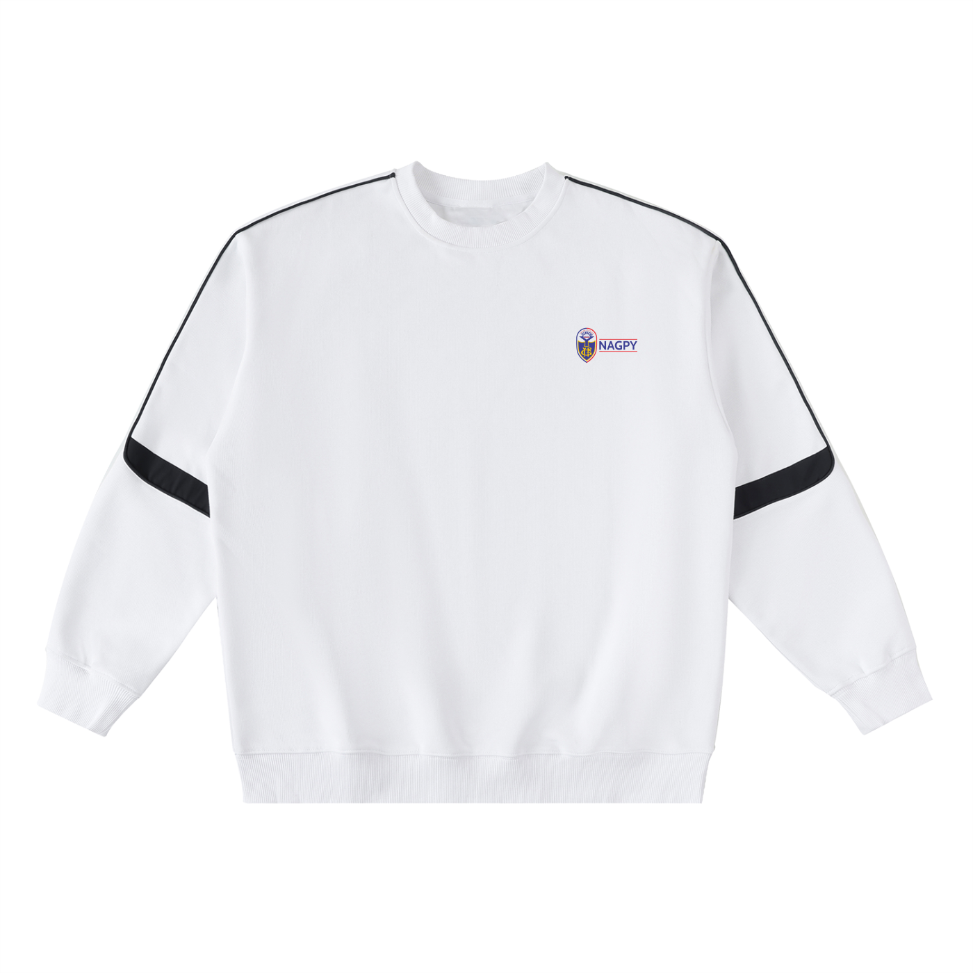 NAGPY Oversized Crewneck Taped Sweatshirt (TapStitch)