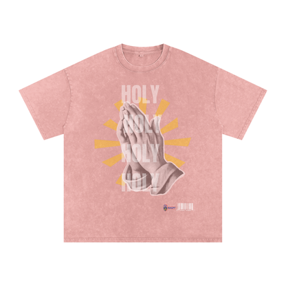 NAGPY Snow Washed Oversized Cotton T-Shirt