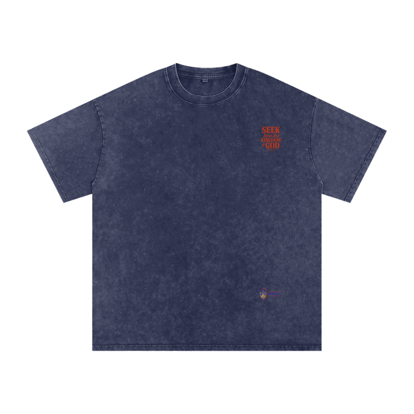NAGPY Snow Washed Oversized Cotton T-Shirt V2 (TapStitch)