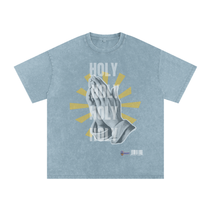 NAGPY Snow Washed Oversized Cotton T-Shirt