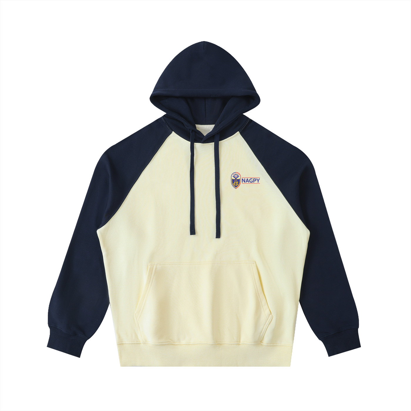 NAGPY Color-Block Raglan Sleeve Hoodie (TapStitch)
