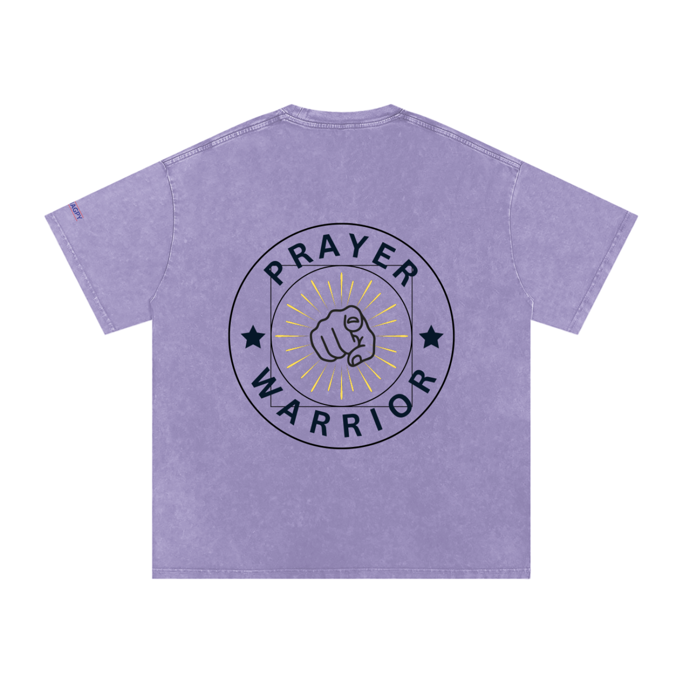 NAGPY Snow Washed Oversized Cotton T-Shirt