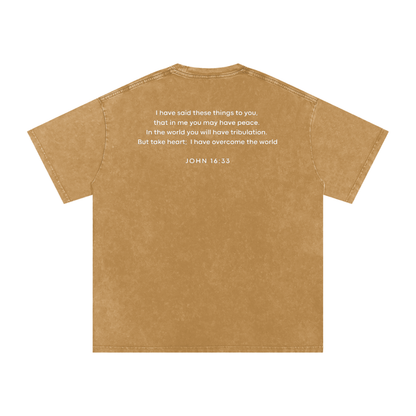 NAGPY Snow Washed Oversized Cotton T-Shirt