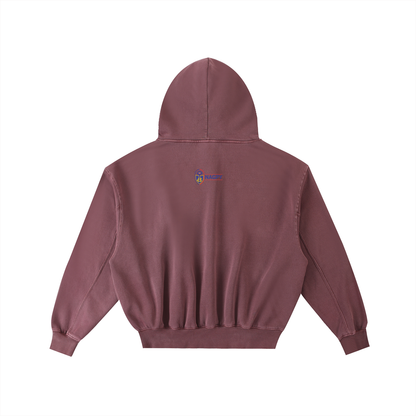 NAGPY Frayed Enzyme Washed Fleece Hoodie (TapStitch)