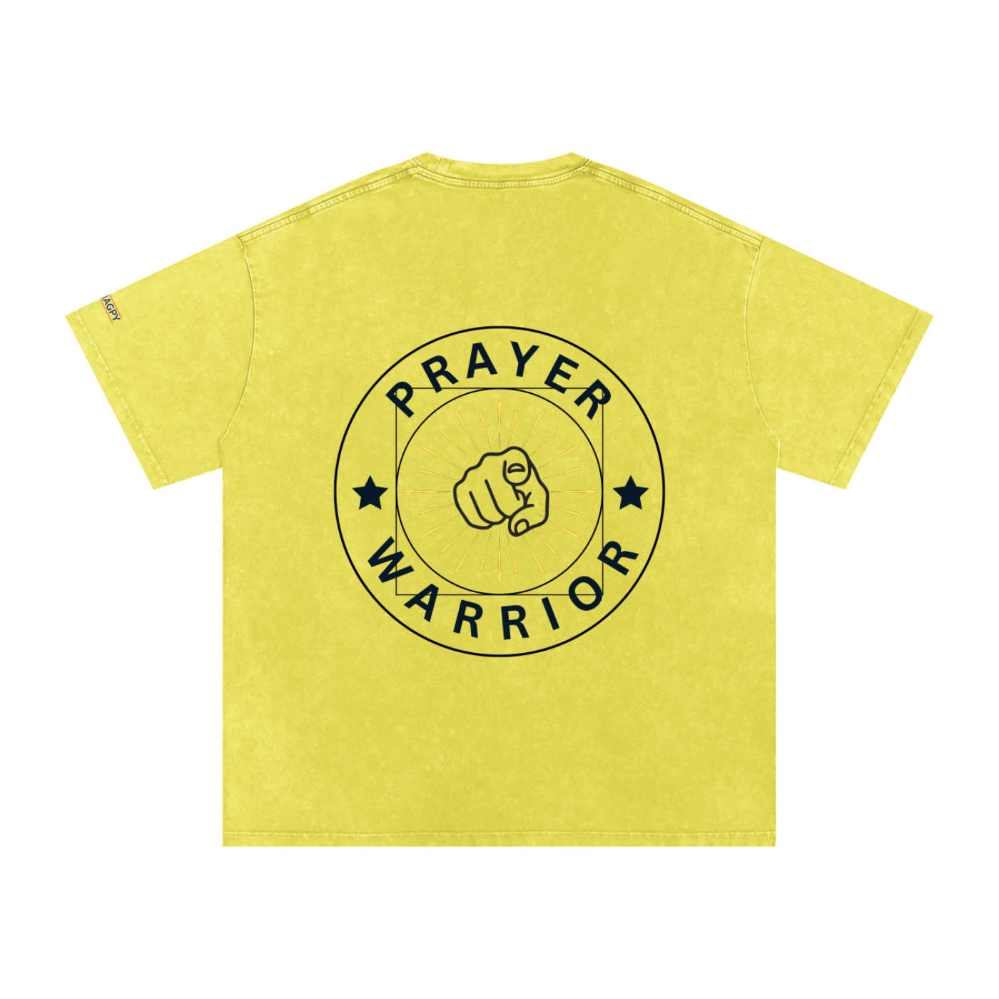 NAGPY Snow Washed Oversized Cotton T-Shirt
