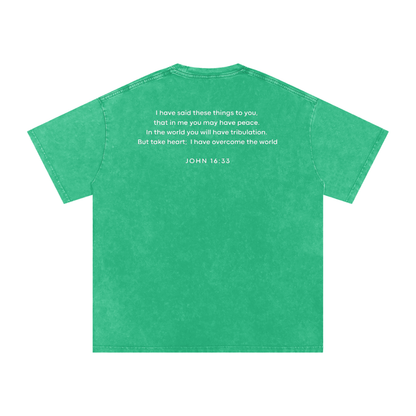 NAGPY Snow Washed Oversized Cotton T-Shirt