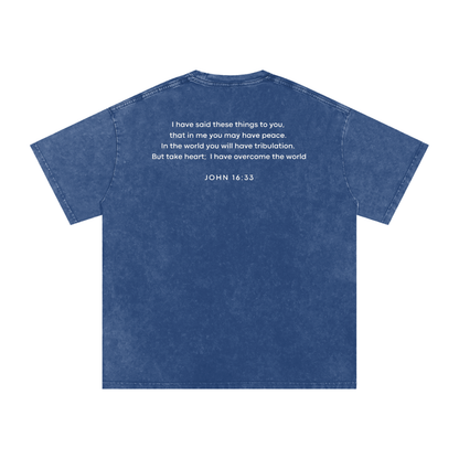 NAGPY Snow Washed Oversized Cotton T-Shirt