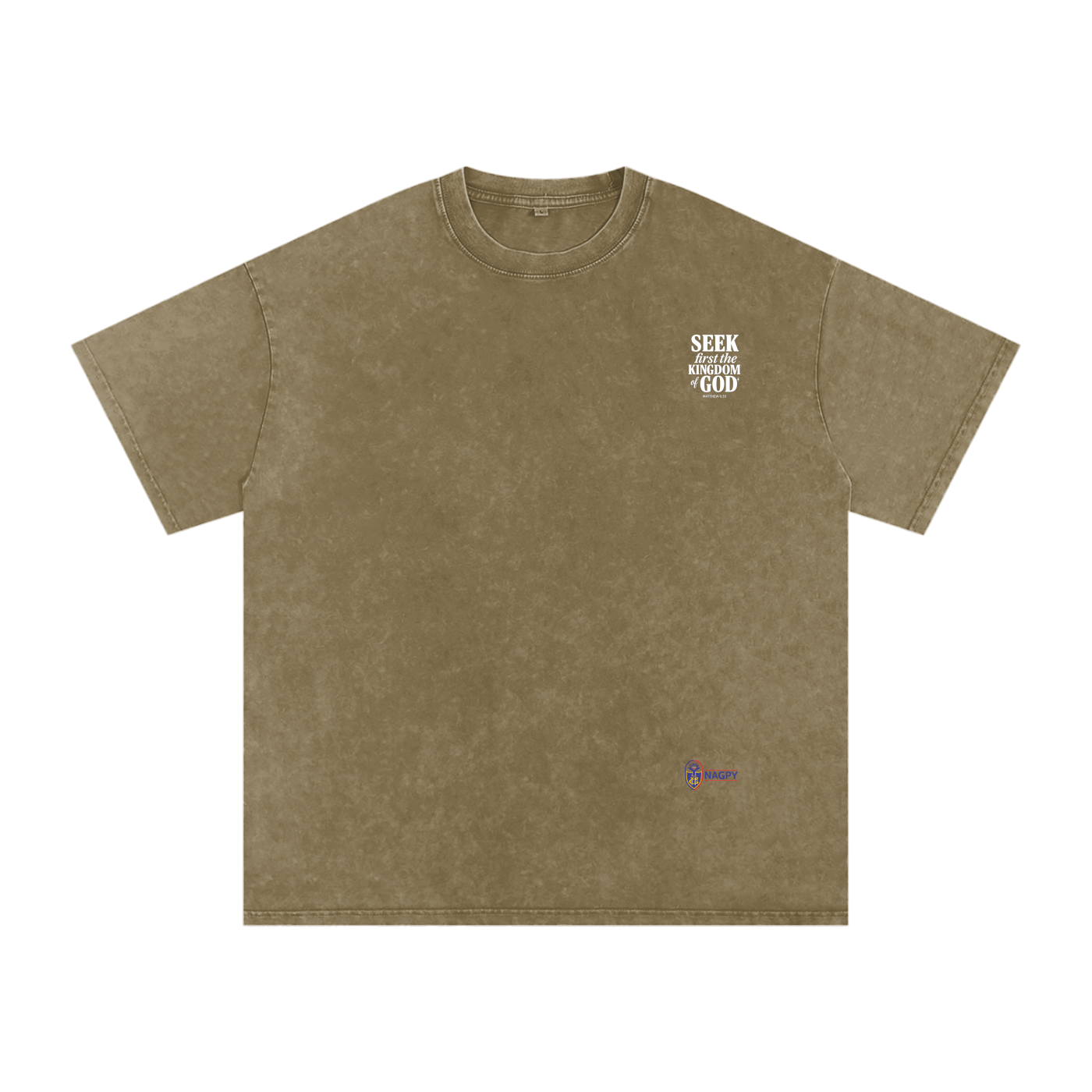 NAGPY Snow Washed Oversized Cotton T-Shirt V1 (TapStitch)