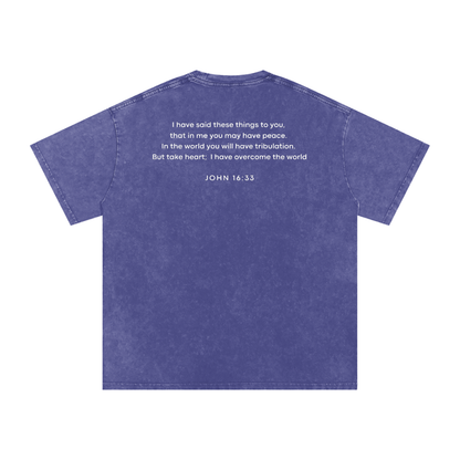 NAGPY Snow Washed Oversized Cotton T-Shirt