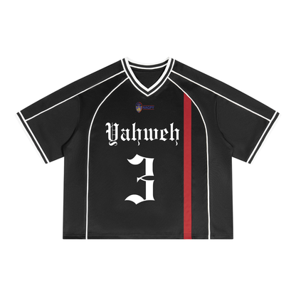 NAGPY Unisex Boxy V-Neck Soccer Jersey