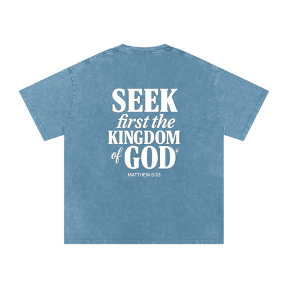 NAGPY Snow Washed Oversized Cotton T-Shirt V1 (TapStitch)