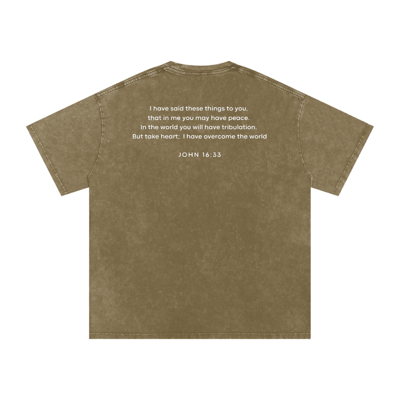 NAGPY Snow Washed Oversized Cotton T-Shirt